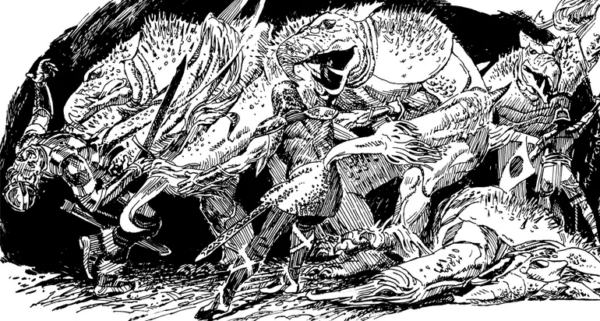 Gargoyles, a Falcon and Vecna